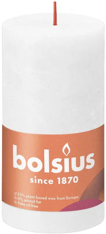 Bolsius 锈红PK 130/68 云雾白｜Bolsius RUSTIIKKI PK 130/68 CLOUDY WHITE