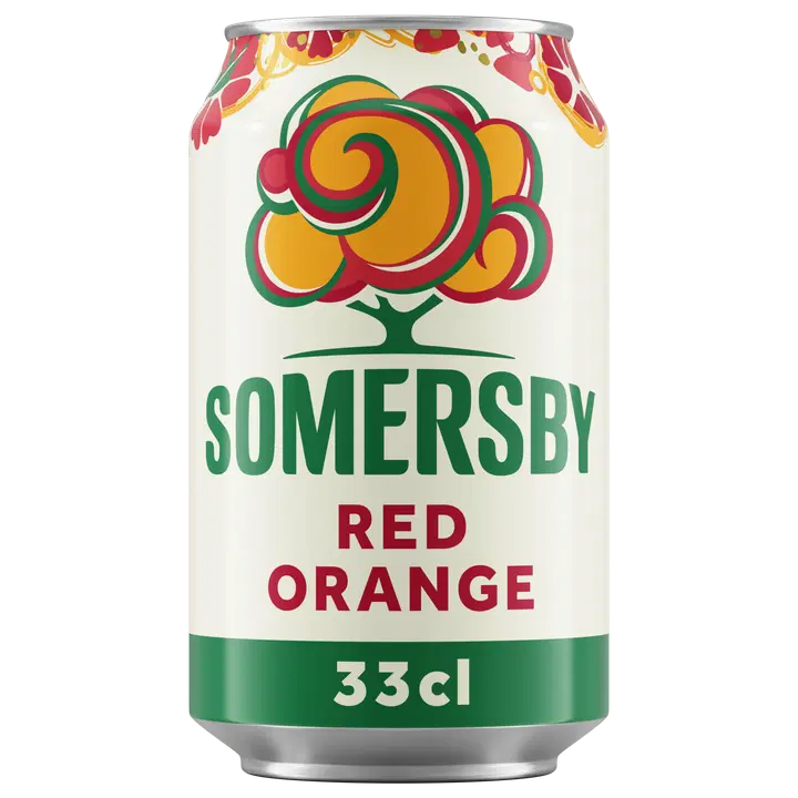 Somersby Red Orange siideri 4,5 % tölkki 0,33 L｜Somersby 红橙苹果饮品 4.5% 罐装 0,33 L