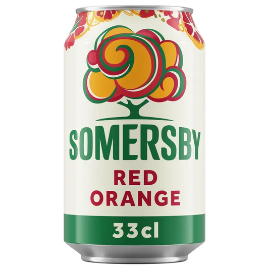 Somersby Red Orange siideri 4,5 % tölkki 0,33 L｜Somersby 红橙苹果饮品 4.5% 罐装 0,33 L