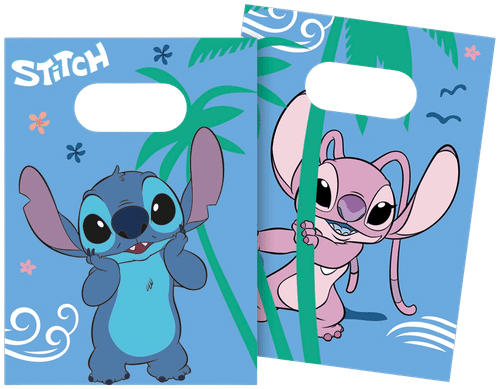 Decorata Party 纸质礼品袋 Stitch & Angel 4 kpl