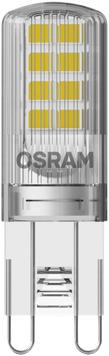 Osram LED PIN 2,6W/2700K G9 ei-himmennettävä kirkaskupuinen LED-pienoislamppu 2kpl/pkt