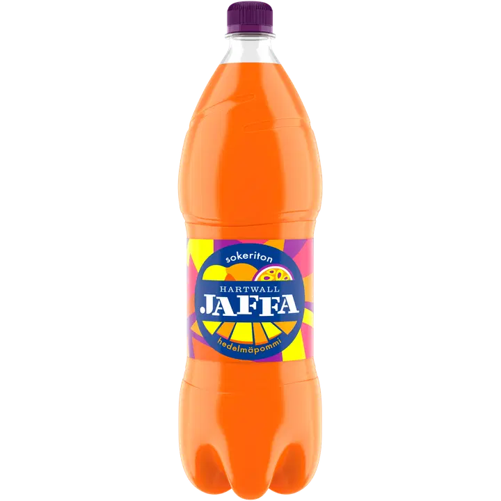 Hartwall Jaffa Hedelmäpommi Sokeriton virvoitusjuoma 1,5 l｜Hartwall Jaffa Heldemäpommi 无糖软饮料 1,5 l