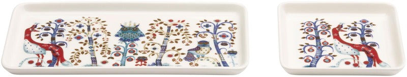 Iittala Taika长方形盘12x24cm白色｜Iittala Taika lautanen suorakaide 12x24cm valk.