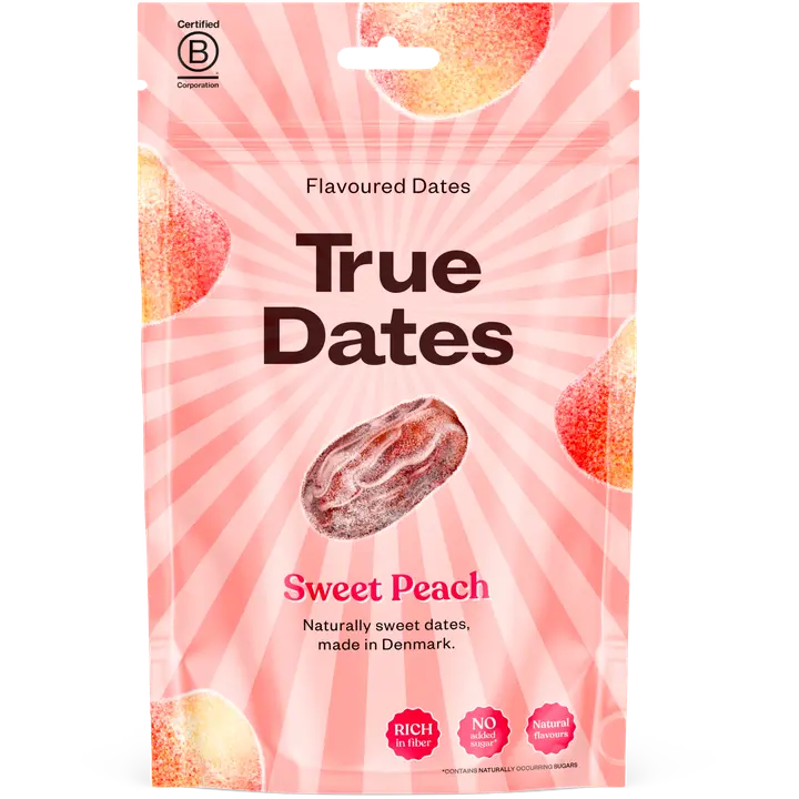 True Persikan makuinen taateli 100g-True Dates 真正的桃子味枣子 100g