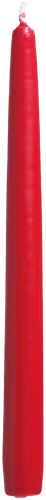 Havi 4kpl/28cm antiikkikynttilä punainen 8 h