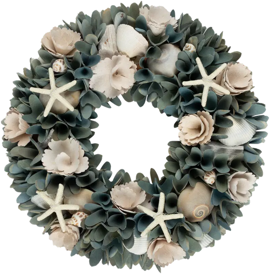 Ei merkkiä 浅色海洋装饰花环 33 cm