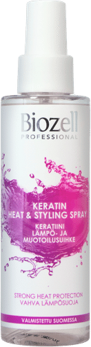 Biozell Professional Keratiini Lämpö- ja muotoilusuihke 150ml