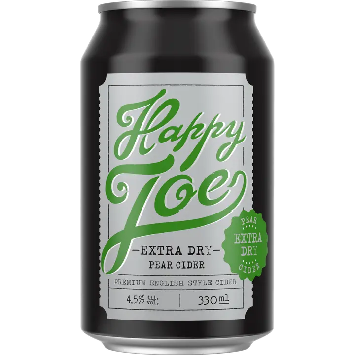 Happy Joe Extra Dry Pear siideri 4,5% 0,33 l｜Happy Joe 特干梨苹果饮品 4.5% 0,33 l