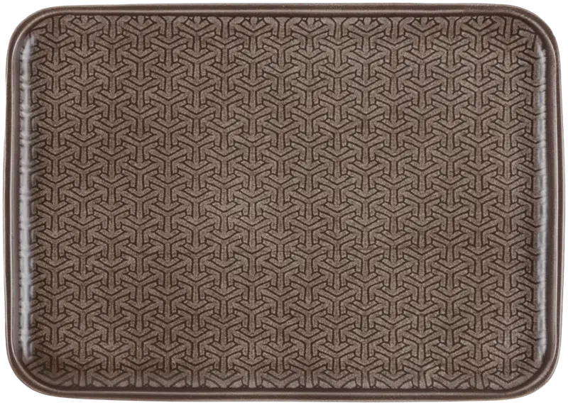 House 服务盘 基德 29 x 21 厘米 棕色