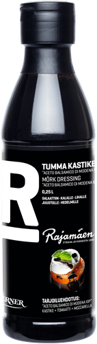 Rajamäen 0,25l  Tumma kastike "Aceto Balsamico di Modena igp"