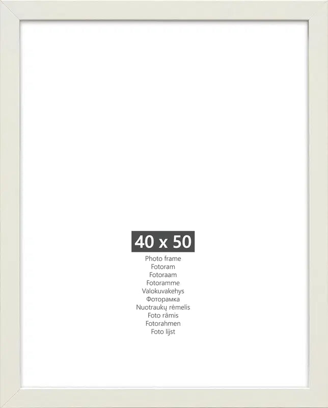Art Link Nina相框 40 x 50 cm 白色