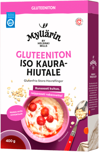 Myllärin Gluteeniton Iso Kaurahiutale  400 g｜Myllärin 无麸质大燕麦片 400 g