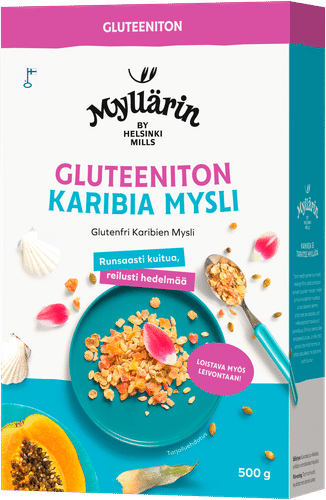 Myllärin Gluteeniton Karibia Mysli 500 g｜Myllärin 无麸质加勒比麦片 500 g