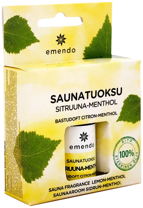 Emendo 桑拿香氛 柠檬薄荷 10 ml｜Emendo Saunatuoksu Sitruuna-menthol 10 ml