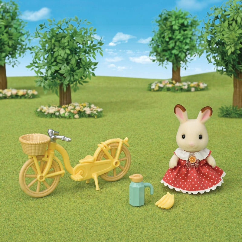 Sylvanian Families 巧克力兔女孩骑车