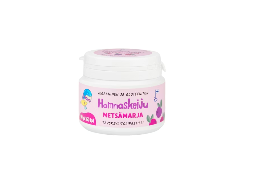 Hammaskeiju 莓果味木糖醇含片 90g｜Hammaskeiju ksylitolipastilli 90g metsämarja