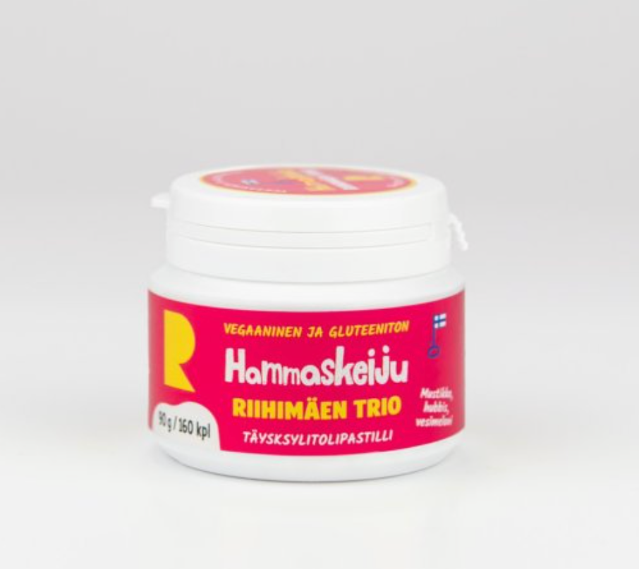 Hammaskeiju混合口味木糖醇护齿糖 90g｜hammaskeiju Riihimäen Trio 90g