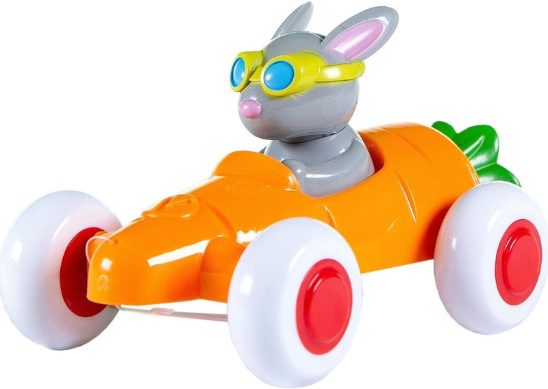 Viking Toys Vikingtoys动物赛车14cm玩具｜Vikingtoys eläinten formula-auto 14cm lelu