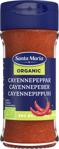 Santa Maria Cayennepippuri Luomu, purkki 38g