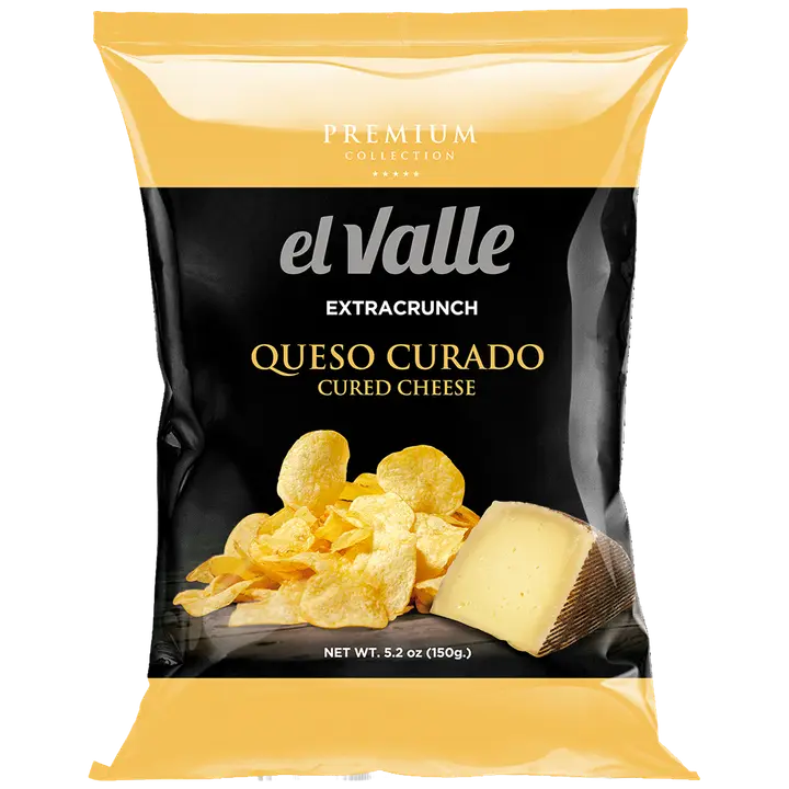 El Valle PREMIUM Chips Juusto 150g-El Valle 优质薯片奶酪 150g
