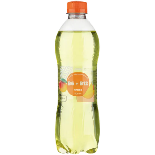 Coop mango B6 + B12-vitamiini hiilihapotettu juoma 0,5l｜Coop 芒果B6+维生素B12碳酸饮料 0,5l