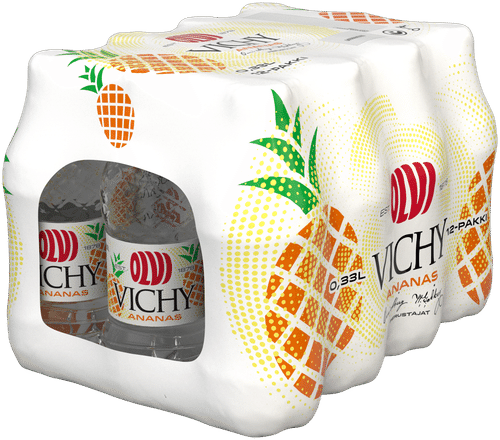 Olvi 12xOLVI Vichy 菠萝 0.33升装｜12xOLVI Vichy Ananas 0,33 l kmp