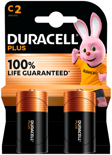 Duracell 2片 Plus C