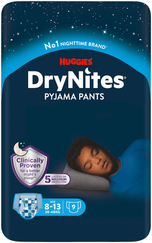 Huggies DryNites 男童款 9片 8-13岁
