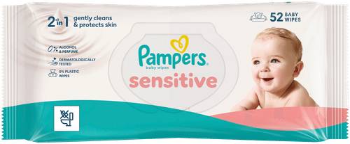 Pampers 敏感肌婴儿湿巾 清洁湿巾 52kpl