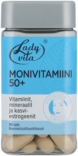 Ladyvita 50+复合维生素 膳食补充剂 维生素-矿物质-植物雌激素片 90片