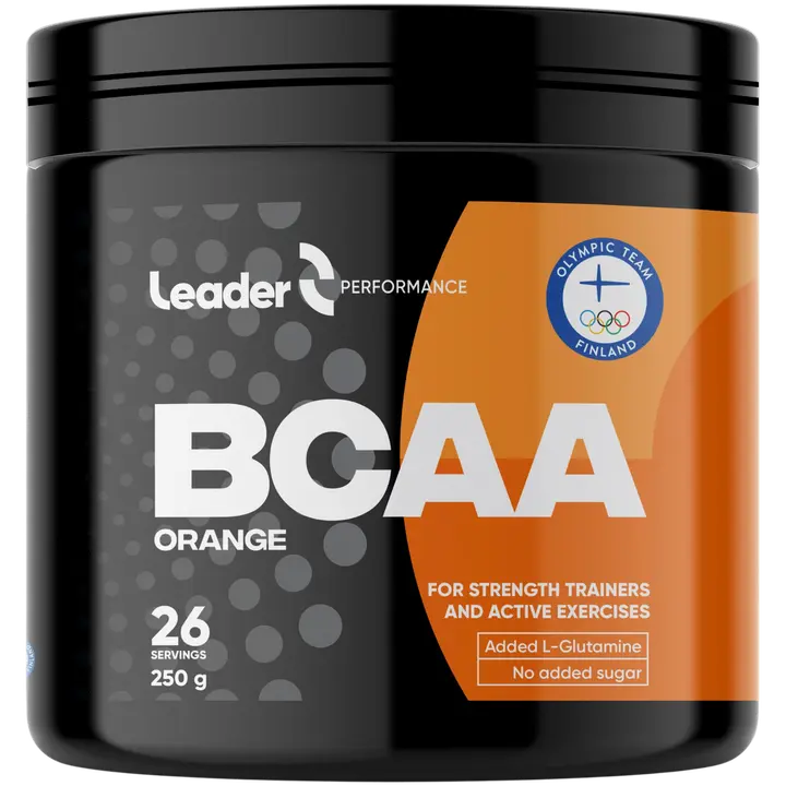 Leader Performance ravintolisä BCAA aminohappojuomajauhe appelsiininmakuinen 250 g-Leader 功能性食品补充剂BCAA氨基酸饮料粉橙味 250 g