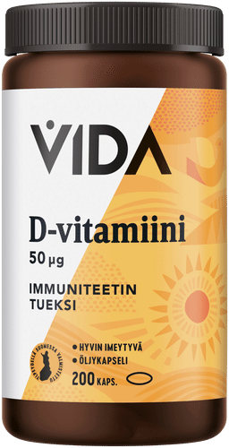 Vida 维生素D制剂 维生素D 50微克 200粒胶囊 79 g