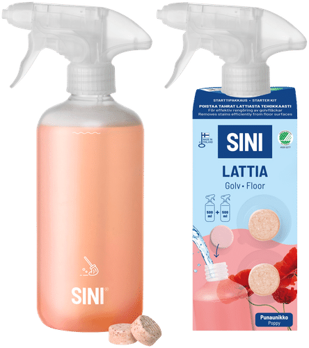 SINI 地板清洁剂套装（含瓶） 2 tablettia