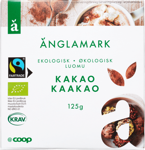 Änglamark kaakao luomu 125 g｜Änglamark 有机可可 125 g