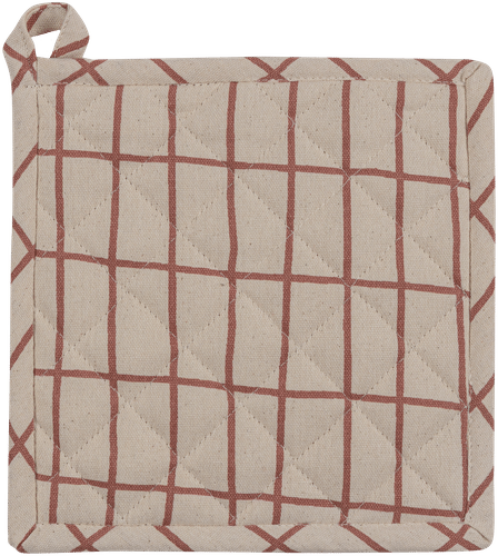 House 丰收图案隔热手套 22x22厘米 棕色 PatternLab