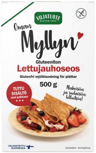 Virtasalmen Viljatuote Gluteeniton Lettujauhoseos 500g｜Virtasalmen Viljatuote 无麸质薄饼混合粉 500g
