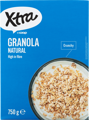 Xtra granola natural 750 g｜Xtra 原味格兰诺拉 750g