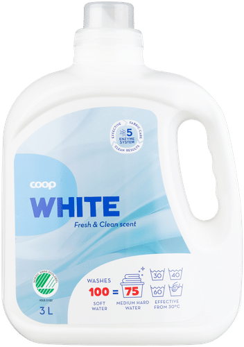 Coop 白色衣物洗衣液 3 l