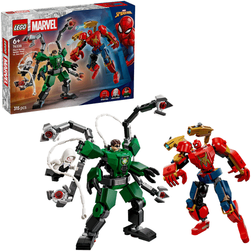 LEGO Super Heroes Marvel 乐高®超级英雄 漫威 76338 机器人对决：蜘蛛侠大战章鱼博士