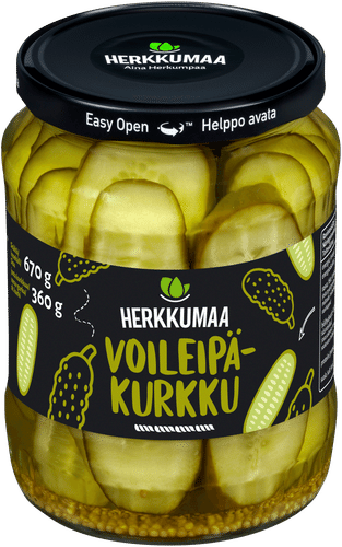 Herkkumaa 腌黄瓜 670/360g