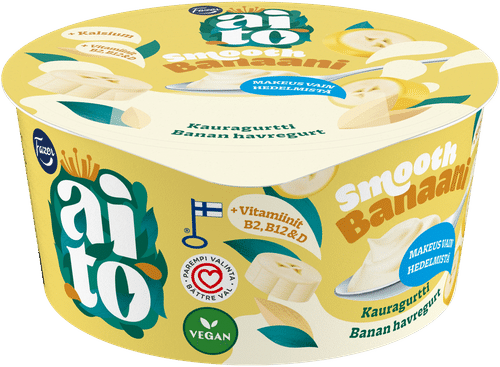 Fazer Aito Kauragurtti Banaani 130 g, makeus hedelmistä