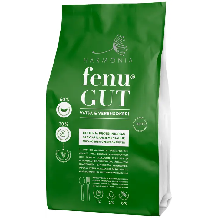 Harmonia fenuGUT -sarviapilansiemenjauhe pussi 500 g-Harmonia fenuGUT 葫芦巴籽粉袋 500 g