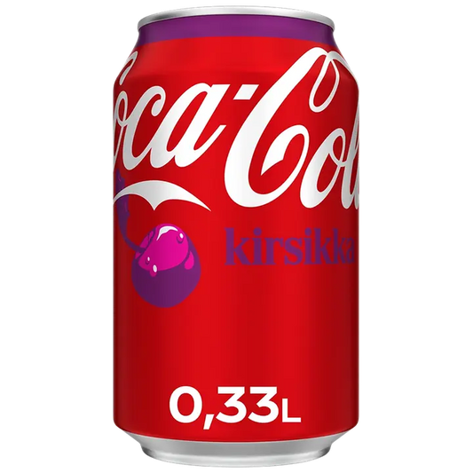 Coca-Cola Original Taste Kirsikka virvoitusjuoma tölkki 0,33 L｜Coca-Cola 原味樱桃汽水罐 0,33 L