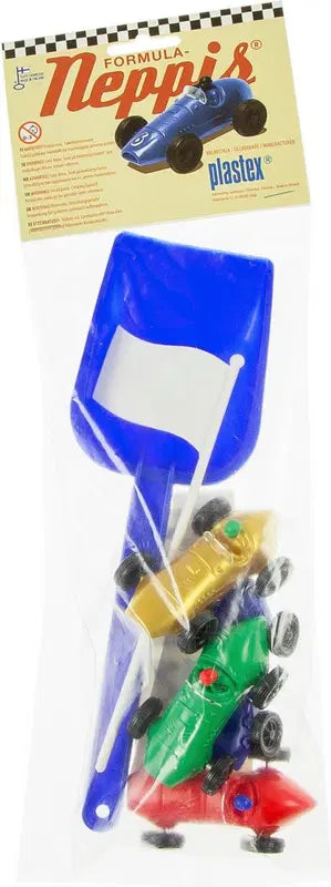 Plastex FORMULA-NEPPIS 汽车 8厘米 猫咪套装 4 KPL｜FORMULA-NEPPIS AUTO 8 CM KISASETTI 4 KPL