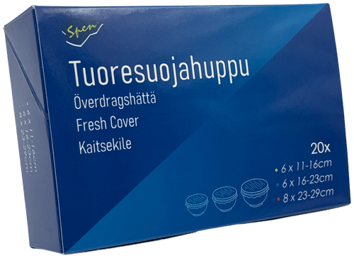 Spen tuoresuojahuppu 20kpl 3 koon lajitelma