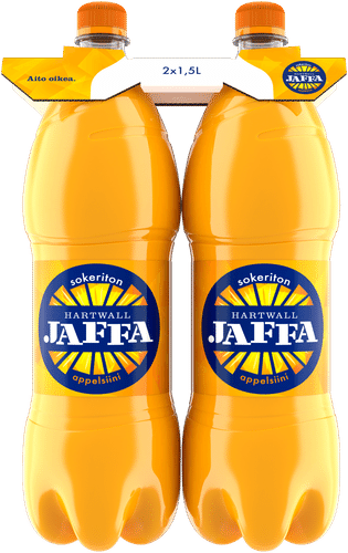 Hartwall Jaffa 2瓶哈特沃尔加法橙味无糖汽水 1,5 l