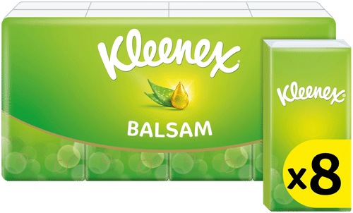 Kleenex nenäliina balsam 8X9kpl