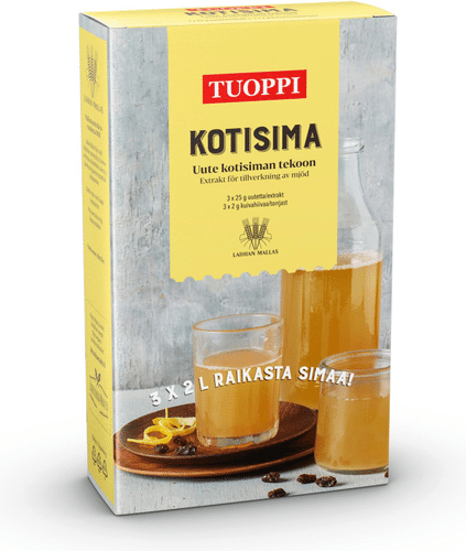 Tuoppi 家酿蜂蜜饮料浓缩液 3x25 g｜Tuoppi Kotisima juomauute 3x25 g