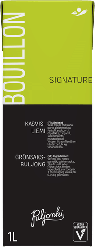 Puljonki ® 招牌蔬菜高汤 1升 利乐包｜Puljonki® Signature Kasvisliemi 1 l tetra