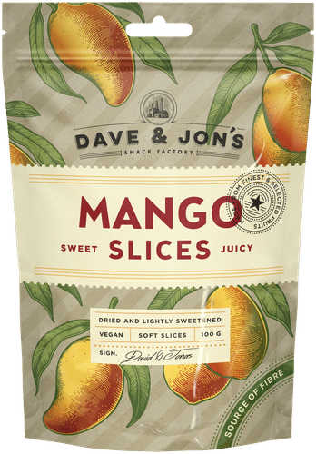 Dave&Jons kuivattu mango 100 g